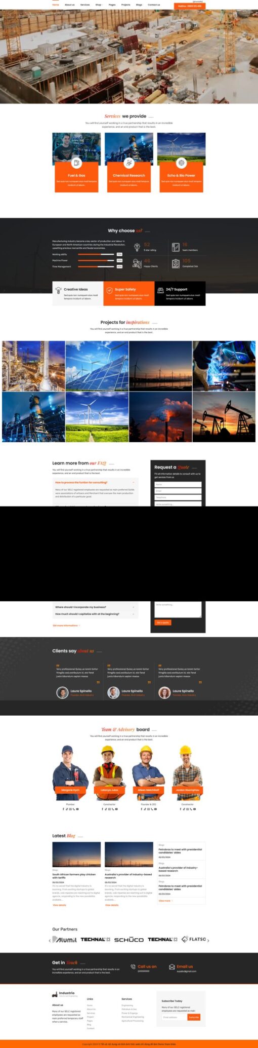 theme wordpress giới thiệu công ty xây dựng - Theme Wordpress Giá Rẻ - Mua Bán Theme WP Đẹp Chuẩn Seo