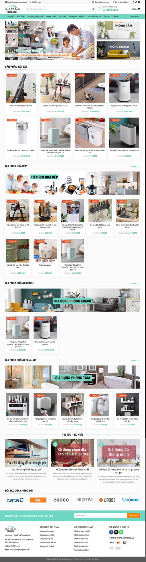 Theme Wordpress gia dụng 3 - Theme Wordpress Giá Rẻ - Mua Bán Theme WP Đẹp Chuẩn Seo