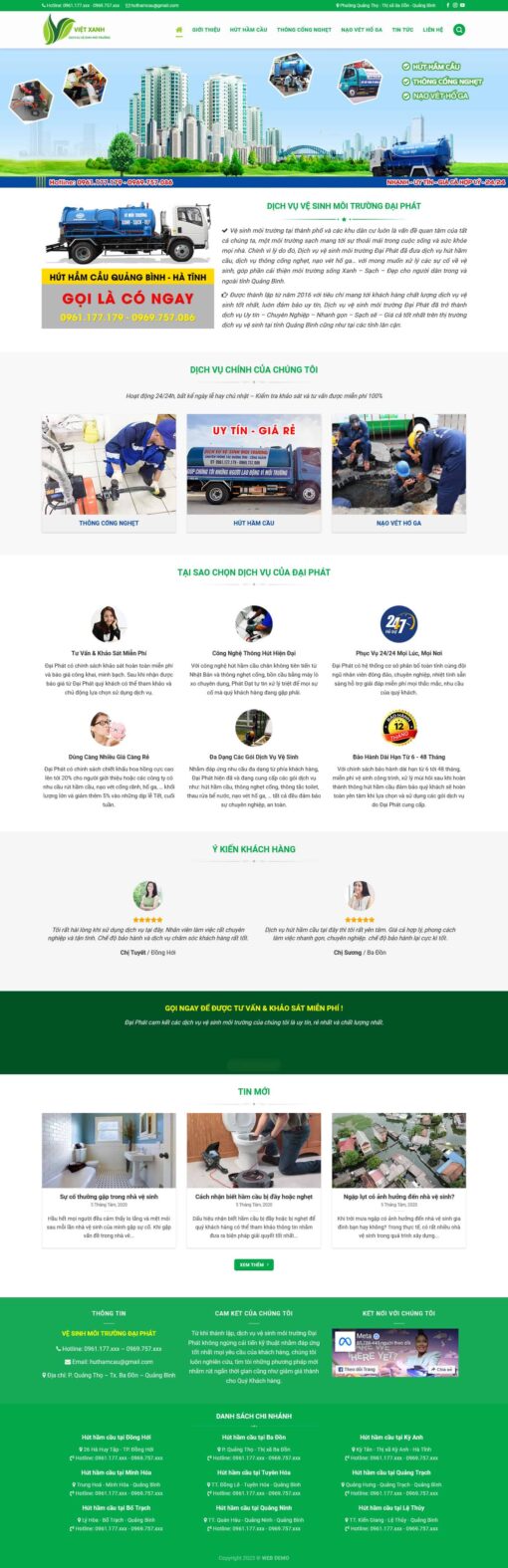 Theme wordpress hút hầm cầu - Theme Wordpress Giá Rẻ - Mua Bán Theme WP Đẹp Chuẩn Seo