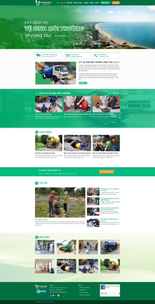 Theme wordpress hút hầm cầu ,vệ sinh môi trường - Theme Wordpress Giá Rẻ - Mua Bán Theme WP Đẹp Chuẩn Seo