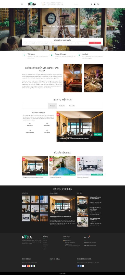 Theme wordpress khách sạn 04 - Theme Wordpress Giá Rẻ - Mua Bán Theme WP Đẹp Chuẩn Seo