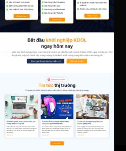 Theme Wordpress khóa học kdol - Theme Wordpress Giá Rẻ - Mua Bán Theme WP Đẹp Chuẩn Seo