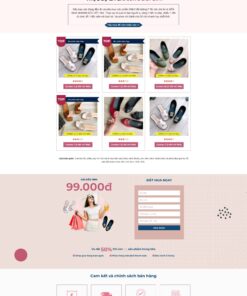 Theme wordpress lading pape bán dép - Theme Wordpress Giá Rẻ - Mua Bán Theme WP Đẹp Chuẩn Seo