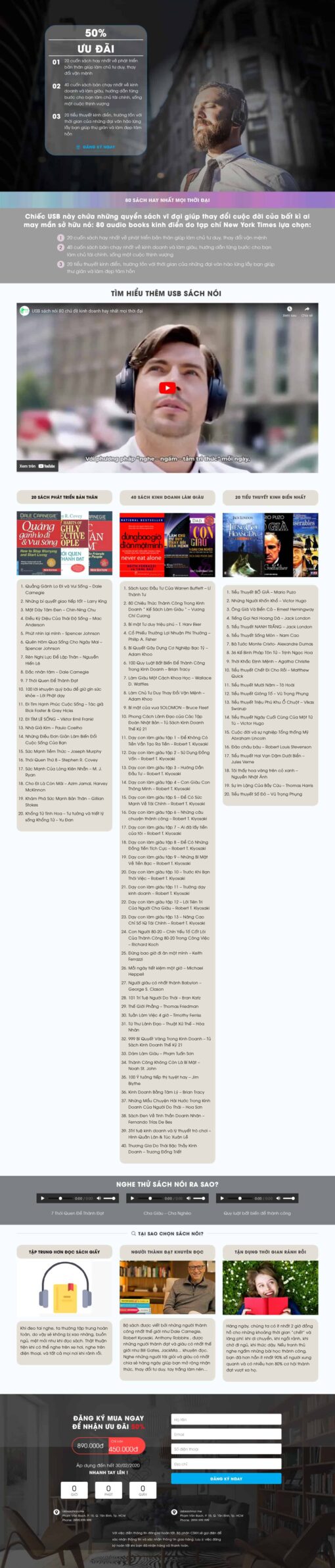 Theme wordpress lading pape usb sách - Theme Wordpress Giá Rẻ - Mua Bán Theme WP Đẹp Chuẩn Seo