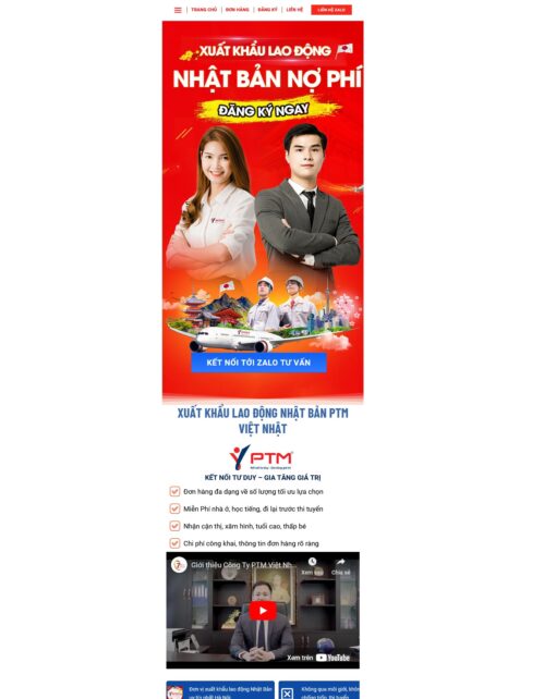 Theme wordpress ladingpape xuất khẩu lao động - Theme Wordpress Giá Rẻ - Mua Bán Theme WP Đẹp Chuẩn Seo
