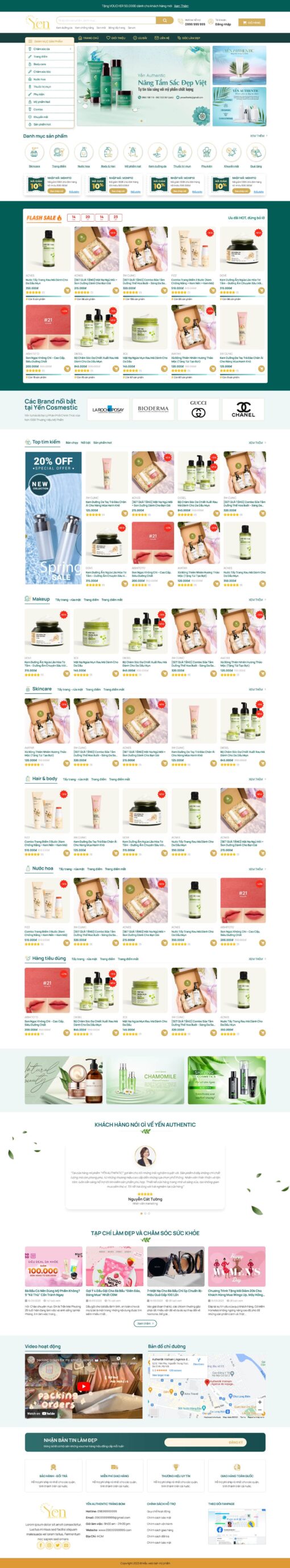Theme wordpress mỹ phẩm 17 - Theme Wordpress Giá Rẻ - Mua Bán Theme WP Đẹp Chuẩn Seo