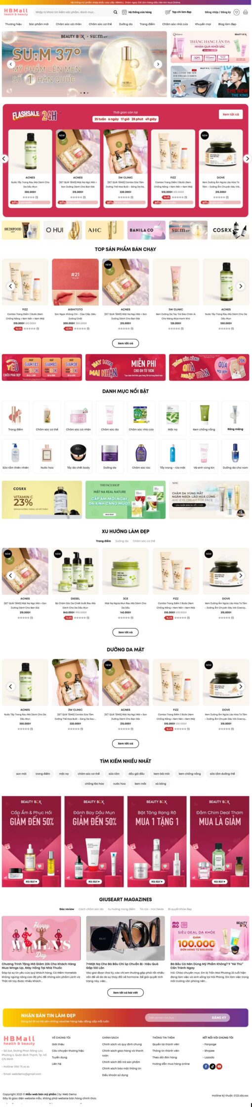 Theme wordpress mỹ phẩm 21 - Theme Wordpress Giá Rẻ - Mua Bán Theme WP Đẹp Chuẩn Seo