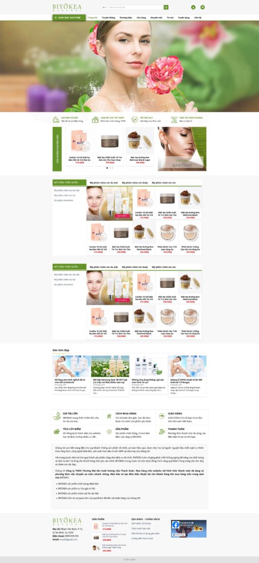 Theme wordpress mỹ phẩm 7 - Theme Wordpress Giá Rẻ - Mua Bán Theme WP Đẹp Chuẩn Seo