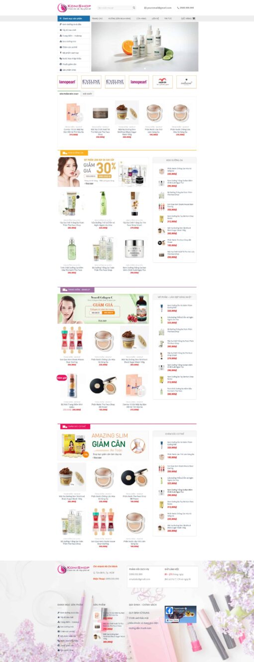 Theme wordpress mỹ phẩm 8 - Theme Wordpress Giá Rẻ - Mua Bán Theme WP Đẹp Chuẩn Seo