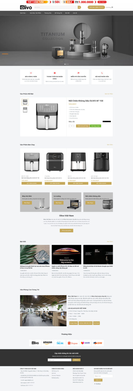 Theme WordPress Nồi Chiên Không Dầu: Giá Rẻ, Đẹp và Chuẩn SEO - Theme Wordpress Giá Rẻ - Mua Bán Theme WP Đẹp Chuẩn Seo