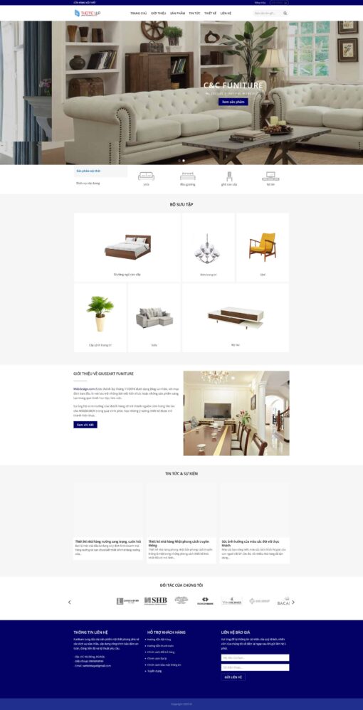Theme wordpress nội thất 03 - Theme Wordpress Giá Rẻ - Mua Bán Theme WP Đẹp Chuẩn Seo