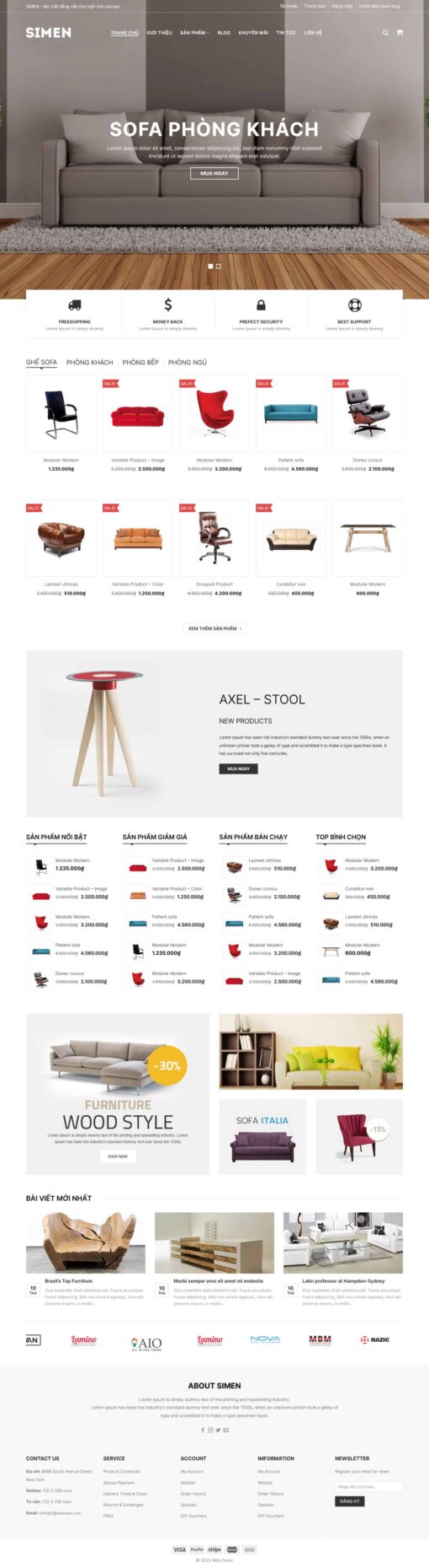 Theme wordpress nội thất 35 - Theme Wordpress Giá Rẻ - Mua Bán Theme WP Đẹp Chuẩn Seo