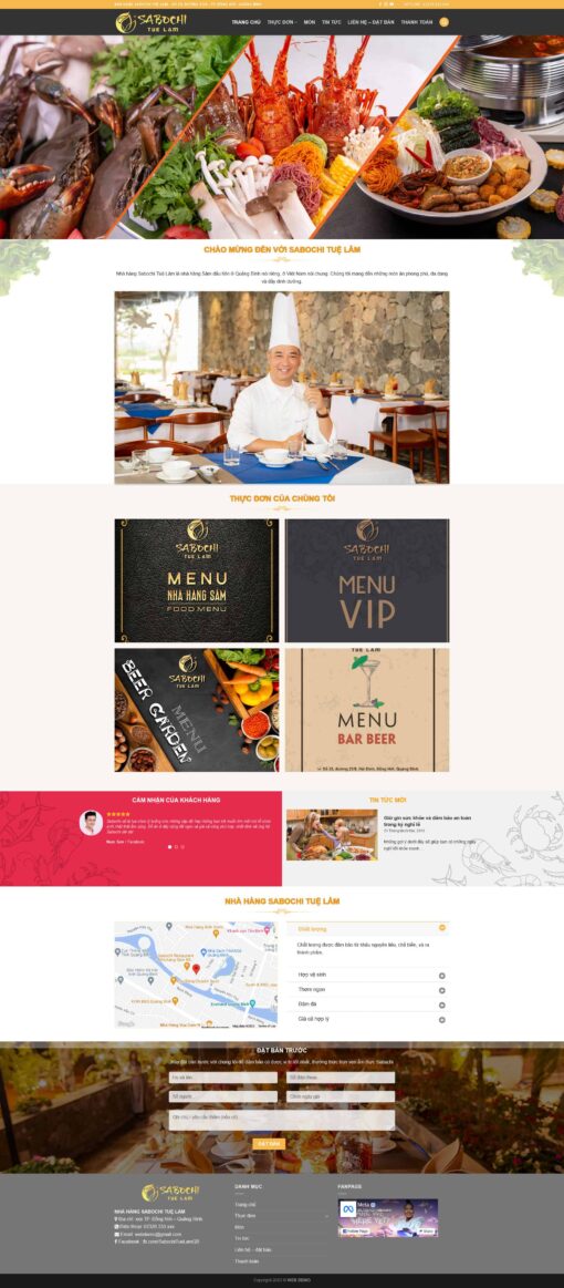 Theme wordpress nhà hàng 4 - Theme Wordpress Giá Rẻ - Mua Bán Theme WP Đẹp Chuẩn Seo