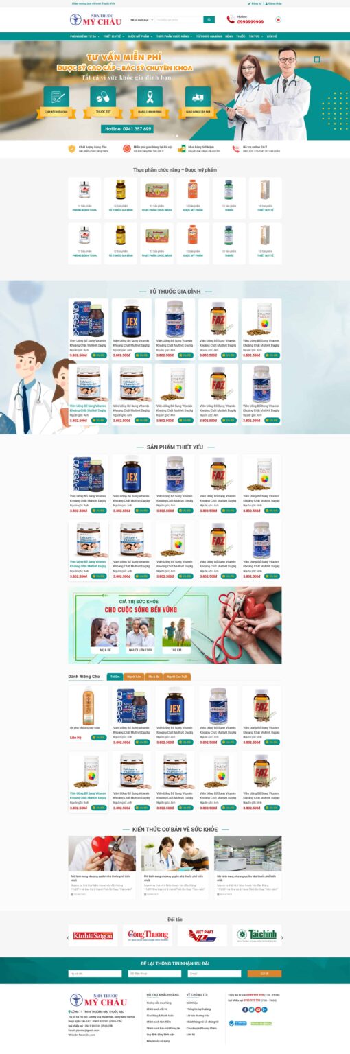 Theme wordpress nhà thuốc 02 - Theme Wordpress Giá Rẻ - Mua Bán Theme WP Đẹp Chuẩn Seo