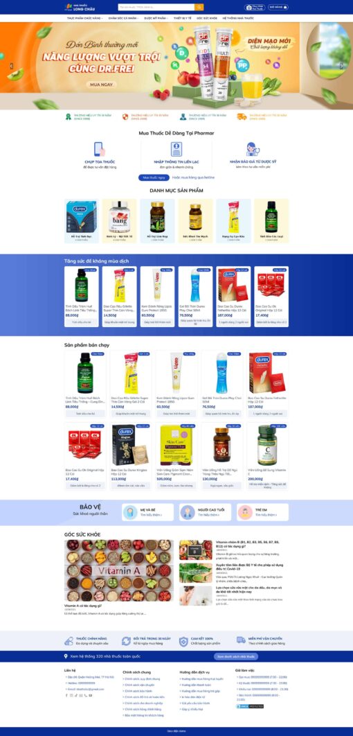 Theme wordpress nhà thuốc 2 - Theme Wordpress Giá Rẻ - Mua Bán Theme WP Đẹp Chuẩn Seo