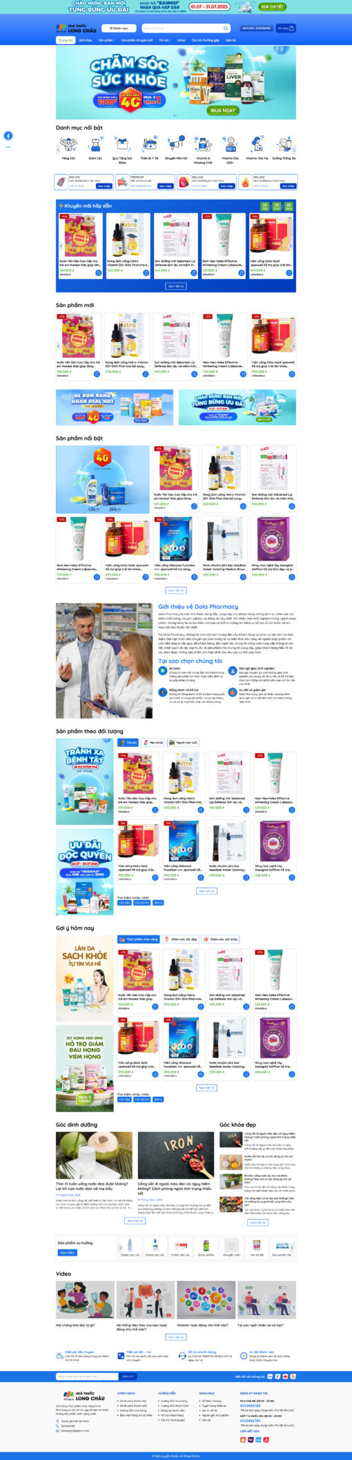 Theme wordpress nhà thuốc 5 - Theme Wordpress Giá Rẻ - Mua Bán Theme WP Đẹp Chuẩn Seo