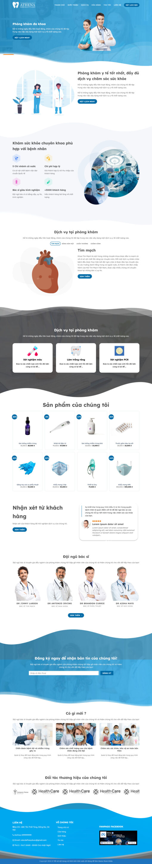 Theme wordpress phòng khám 5 - Theme Wordpress Giá Rẻ - Mua Bán Theme WP Đẹp Chuẩn Seo