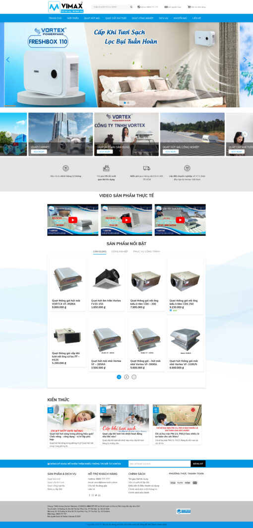 Theme wordpress quạt công nghiệp - Theme Wordpress Giá Rẻ - Mua Bán Theme WP Đẹp Chuẩn Seo
