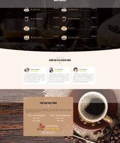 Theme wordpress quán cafe trà sửa - Theme Wordpress Giá Rẻ - Mua Bán Theme WP Đẹp Chuẩn Seo