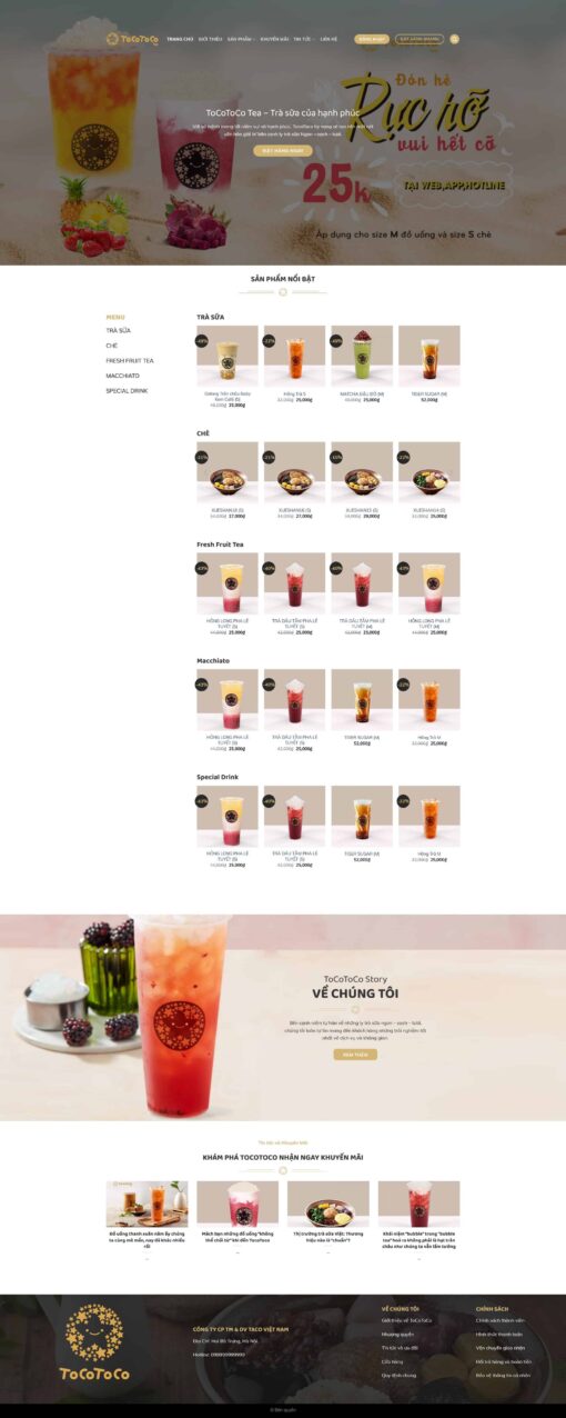 Theme wordpress quán trà sữa - Theme Wordpress Giá Rẻ - Mua Bán Theme WP Đẹp Chuẩn Seo