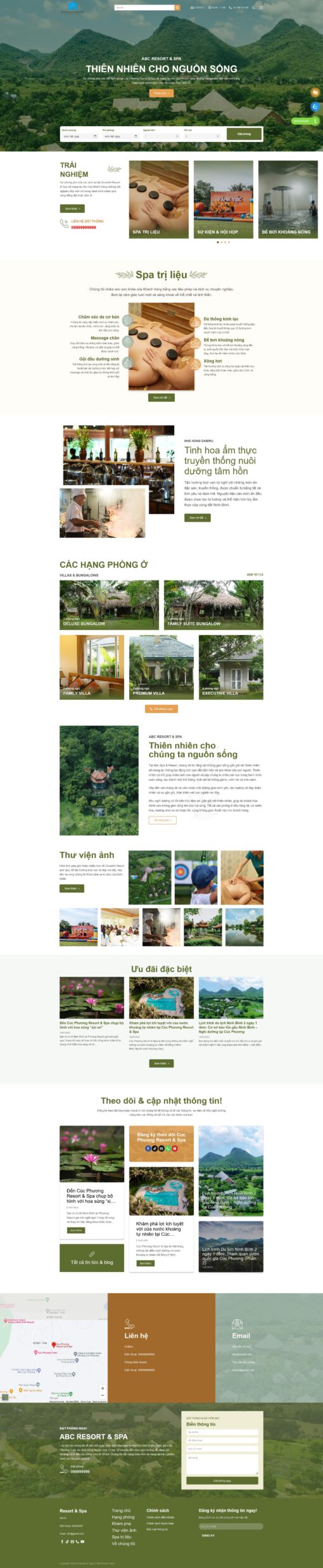Theme wordpress resort nhà hàng khách sạn - Theme Wordpress Giá Rẻ - Mua Bán Theme WP Đẹp Chuẩn Seo