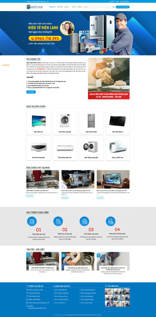 Theme wordpress sửa điện lạnh - Theme Wordpress Giá Rẻ - Mua Bán Theme WP Đẹp Chuẩn Seo