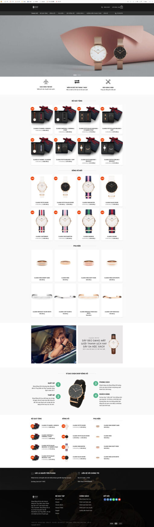 Theme wordpress shop bán đồng hồ 6 - Theme Wordpress Giá Rẻ - Mua Bán Theme WP Đẹp Chuẩn Seo