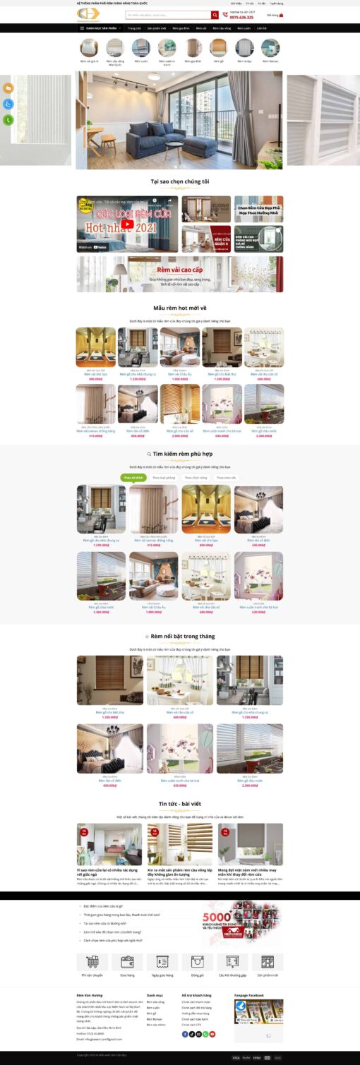 Theme wordpress shop bán mành rèm đẹp - Theme Wordpress Giá Rẻ - Mua Bán Theme WP Đẹp Chuẩn Seo