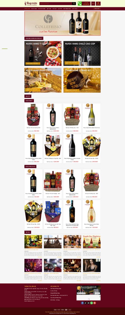 Theme wordpress Shop Bán Rượu 1 - Theme Wordpress Giá Rẻ - Mua Bán Theme WP Đẹp Chuẩn Seo