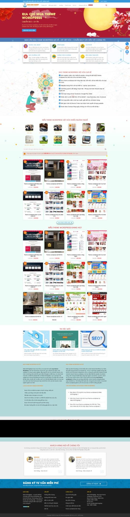 Theme wordpress shop bán theme giống webkhoinghiep - Theme Wordpress Giá Rẻ - Mua Bán Theme WP Đẹp Chuẩn Seo