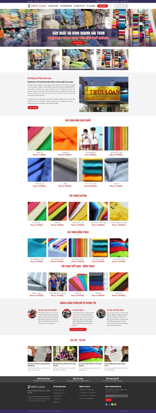 Theme wordpress shop bán vải - Theme Wordpress Giá Rẻ - Mua Bán Theme WP Đẹp Chuẩn Seo