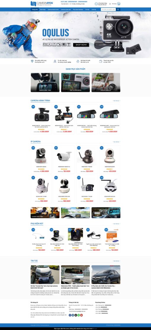 Theme wordpress shop camera 01 - Theme Wordpress Giá Rẻ - Mua Bán Theme WP Đẹp Chuẩn Seo