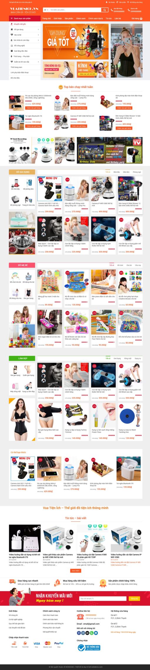 Theme wordpress shop đồ gia dụng tổng hợp - Theme Wordpress Giá Rẻ - Mua Bán Theme WP Đẹp Chuẩn Seo