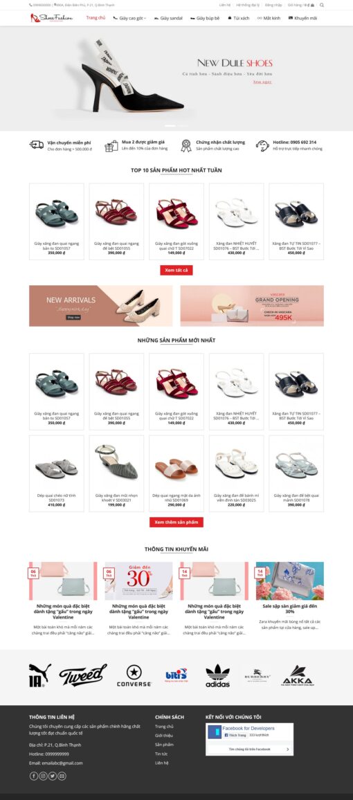 Theme wordpress shop giày nữ - Theme Wordpress Giá Rẻ - Mua Bán Theme WP Đẹp Chuẩn Seo