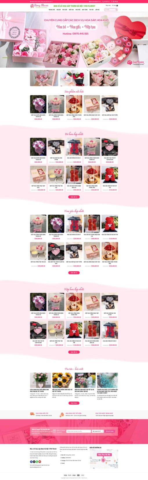 Theme wordpress shop hoa tươi 03 - Theme Wordpress Giá Rẻ - Mua Bán Theme WP Đẹp Chuẩn Seo