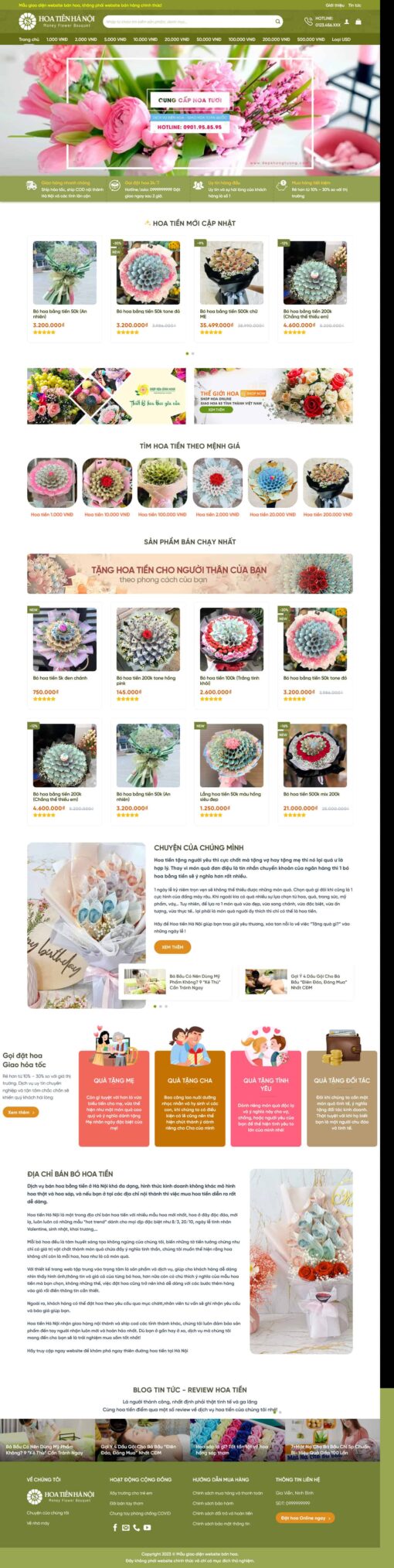 Theme wordpress shop hoa tươi 4 - Theme Wordpress Giá Rẻ - Mua Bán Theme WP Đẹp Chuẩn Seo