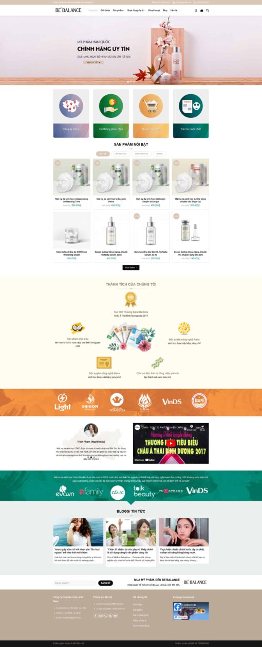 Theme wordpress shop mỹ phẩm đẹp - Theme Wordpress Giá Rẻ - Mua Bán Theme WP Đẹp Chuẩn Seo
