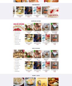 Theme wordpress shop nguyên liệu làm bánh - Theme Wordpress Giá Rẻ - Mua Bán Theme WP Đẹp Chuẩn Seo