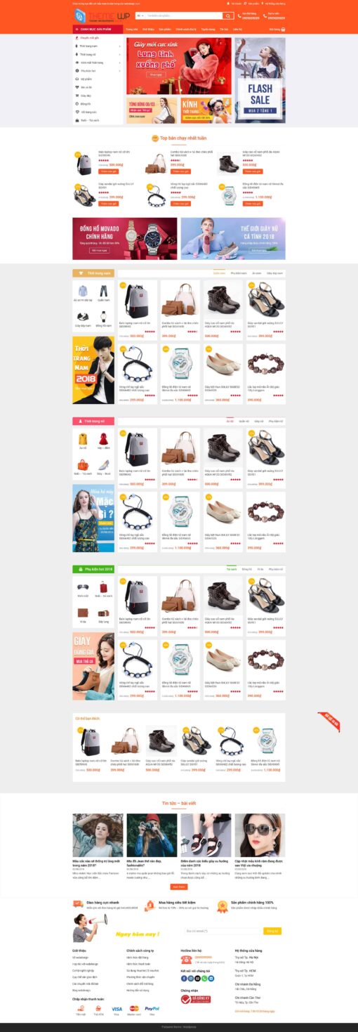 Theme wordpress shop thời trang 2 - Theme Wordpress Giá Rẻ - Mua Bán Theme WP Đẹp Chuẩn Seo