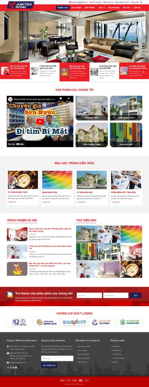 Theme wordpress sơn nước 2 - Theme Wordpress Giá Rẻ - Mua Bán Theme WP Đẹp Chuẩn Seo