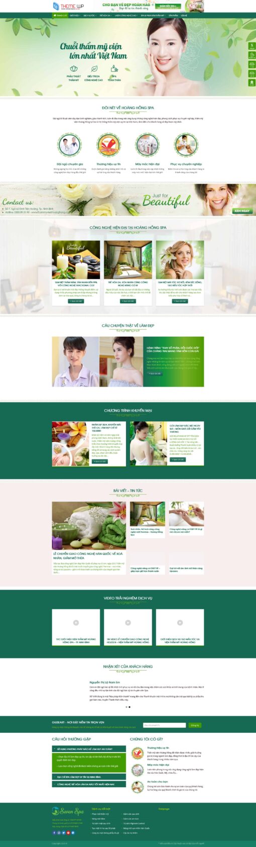 Theme wordpress spa 03 - Theme Wordpress Giá Rẻ - Mua Bán Theme WP Đẹp Chuẩn Seo