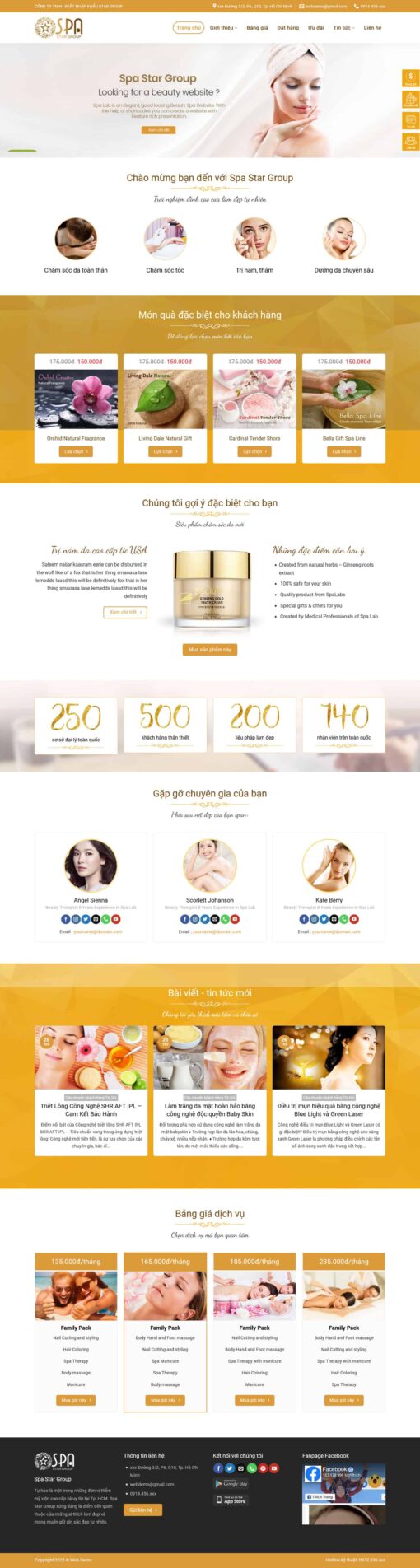 Theme wordpress spa 11 - Theme Wordpress Giá Rẻ - Mua Bán Theme WP Đẹp Chuẩn Seo