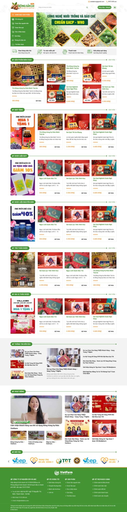 Theme wordpress thực phẩm 25 bán quà tặng - Theme Wordpress Giá Rẻ - Mua Bán Theme WP Đẹp Chuẩn Seo