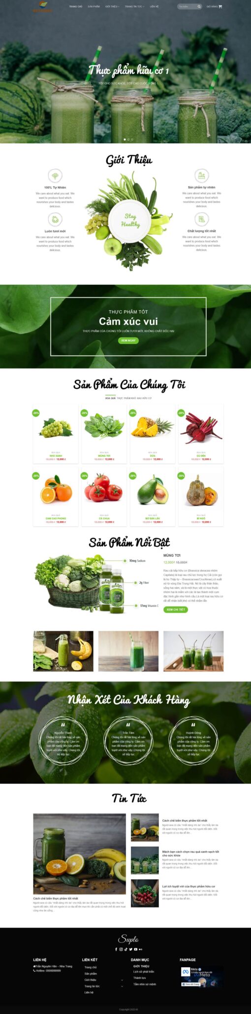 Theme wordpress thực phẩm hữu cơ - Theme Wordpress Giá Rẻ - Mua Bán Theme WP Đẹp Chuẩn Seo