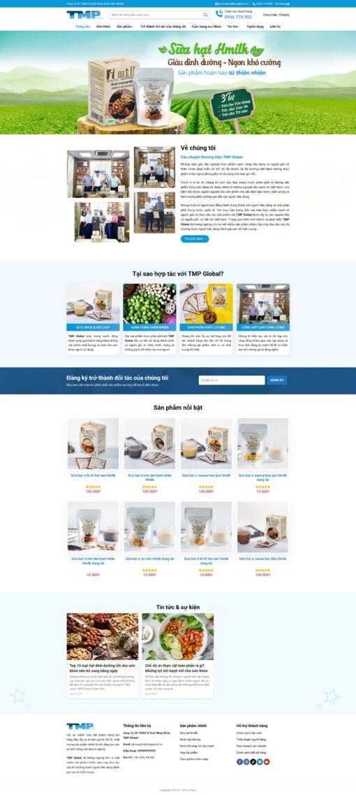 Theme wordpress thực phẩm sữa ngủ cóc - Theme Wordpress Giá Rẻ - Mua Bán Theme WP Đẹp Chuẩn Seo