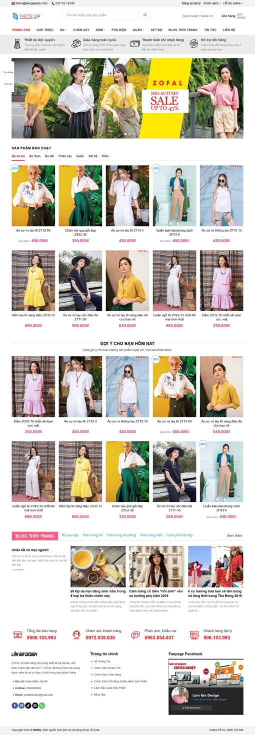 Theme wordpress thời trang 7 - Theme Wordpress Giá Rẻ - Mua Bán Theme WP Đẹp Chuẩn Seo
