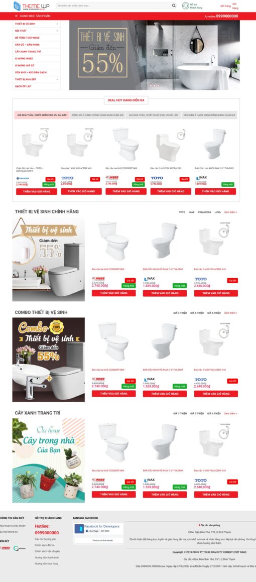 Theme wordpress thiết bị vệ sinh ,vật kiệu xây dựng - Theme Wordpress Giá Rẻ - Mua Bán Theme WP Đẹp Chuẩn Seo