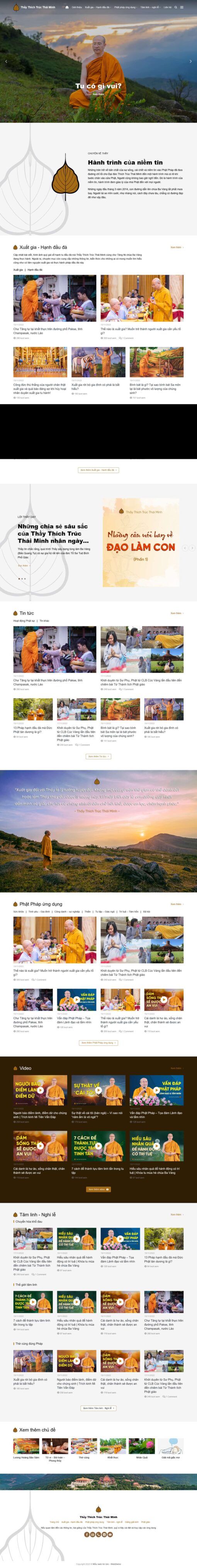 Theme wordpress tin tức 21 tin tức phật giáo - Theme Wordpress Giá Rẻ - Mua Bán Theme WP Đẹp Chuẩn Seo