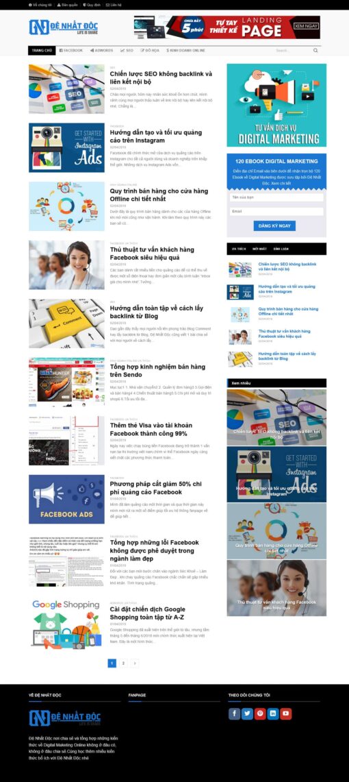 Theme wordpress tin tức 6 - Theme Wordpress Giá Rẻ - Mua Bán Theme WP Đẹp Chuẩn Seo