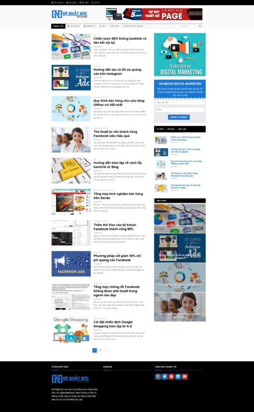 Theme wordpress tin tức blog thủ thuật công nghệ - Theme Wordpress Giá Rẻ - Mua Bán Theme WP Đẹp Chuẩn Seo